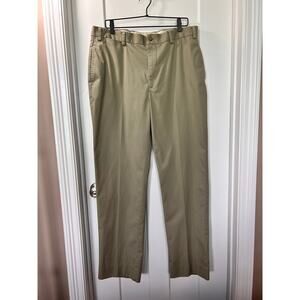 Orvis Men’s Flat Front Straight Leg Chino Pants‎ Outdoor career tan Size 36